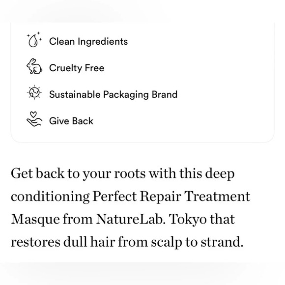 $4โค๏ธโ๐ฅ ONLY 1! NatureLab Tokyo Perfect Repair Treatment Mask 2PK ๐ฟ NEW - Picture 4 of 6